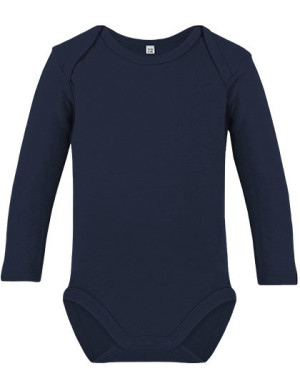 Organické body pre bábätká s dlhým rukávom Bailey 02 - Reklamnepredmety