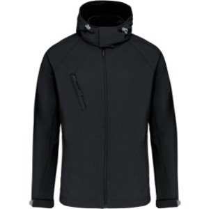 Herren 3-Lagen Kapuzen Softshell Jacke K413 - Reklamnepredmety