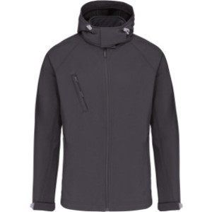 Herren 3-Lagen Kapuzen Softshell Jacke K413 - Reklamnepredmety