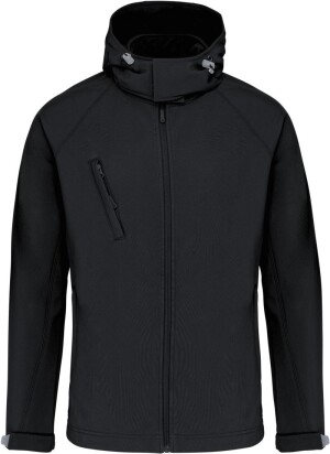 Herren 3-Lagen Kapuzen Softshell Jacke K413 - Reklamnepredmety