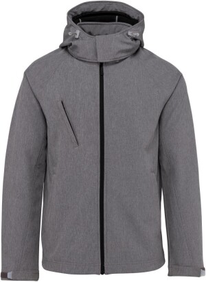 Herren 3-Lagen Kapuzen Softshell Jacke K413 - Reklamnepredmety