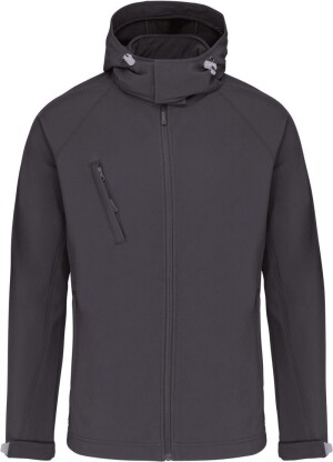 Herren 3-Lagen Kapuzen Softshell Jacke K413 - Reklamnepredmety
