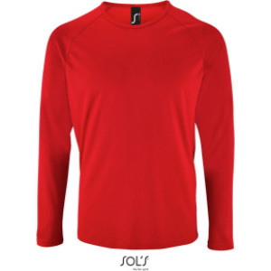 Herren Sport Shirt langarm Sporty LSL Men - Reklamnepredmety