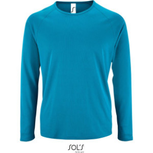 Herren Sport Shirt langarm Sporty LSL Men - Reklamnepredmety