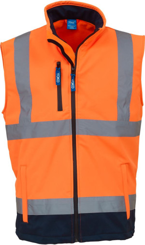 Softshellweste Hi-Vis Yoko/HVK006 - Reklamnepredmety