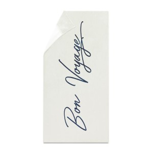 VINGA Liegestuhl-Tuch, weiß - Reklamnepredmety