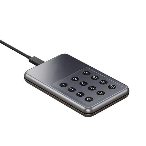 TRAGBARE FESTPLATTE HDD (EXTERNE FESTPLATTE) MIT PIN-CODE UND KAPAZITÄT 320 GB BIS 2 TB