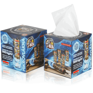 Ein Papierwürfel mit Taschentüchern - Reklamnepredmety