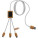 Ladekabel 3in1 rPET mit leuchtendem Logo und Bambussleeve SCX.design C39
