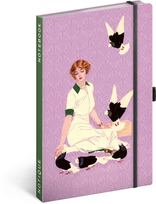 NOTIQUE Notes Bylinky Kateřiny Winterové, linajkovaný, 13 x 21 cm