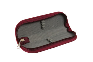 Puzdro jednofarebné SM - 6 gumičiek vínová - Reklamnepredmety