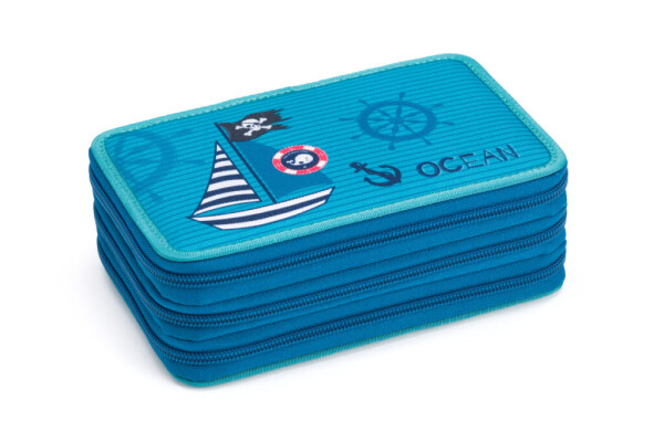 Školský trojposchodový peračník Ocean Pirate