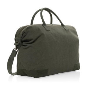 Kezar AWARE™ 500g/m² Wochenendtasche aus recyceltem Canvas, grün - Reklamnepredmety