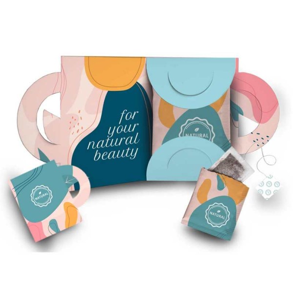 Teebeutel 1,4 g im Blättchen in Tassenform