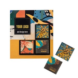 3 Schokoladenpralinen mit Aufdruck - Reklamnepredmety