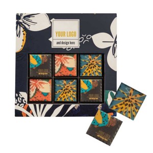 6 Schokoladenpralinen mit Aufdruck - Reklamnepredmety