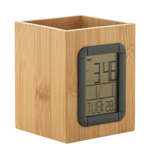 Stiftständer mit Multifunktions-Digitaluhr Horubo - Reklamnepredmety