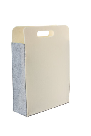 Individuell gestaltete Einkaufstasche aus RPET-Filz CreaFelt Shop D - Reklamnepredmety