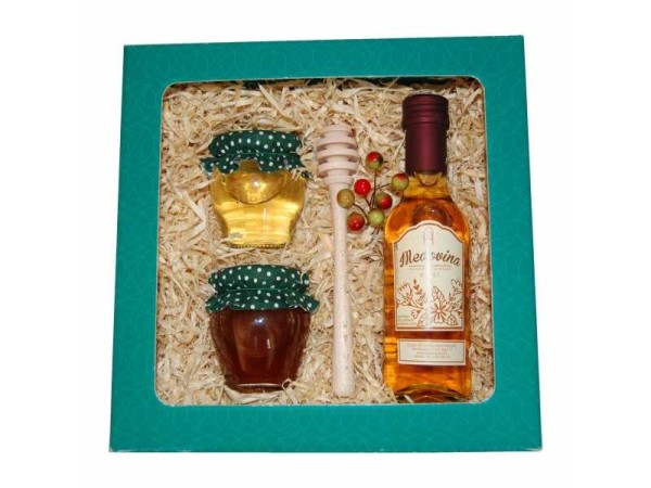 Set mit 2 Honigsorten im Karton