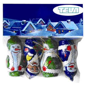 Figuren 4 x 15g im Beutel mit Scharnier - Reklamnepredmety