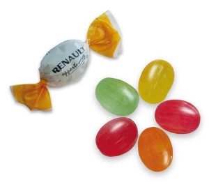 Drehen Sie Bonbons - Reklamnepredmety