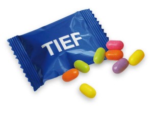 Fruchtdragees im Beutel - Reklamnepredmety