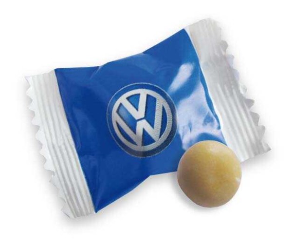 Mentos in einer Werbetasche