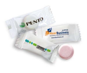 Traubenzucker in Werbeverpackung - Reklamnepredmety