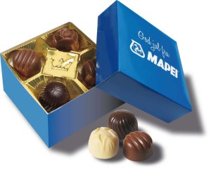 Werbe-Pralinenschachtel 8-tlg - Reklamnepredmety