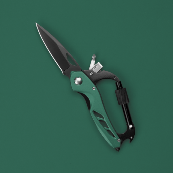 OPTIMA FOLDING KNIFE WITH CARABINER