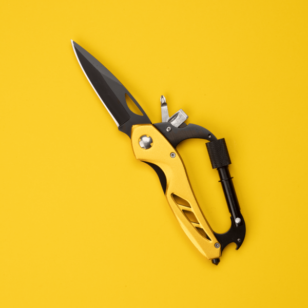 OPTIMA FOLDING KNIFE WITH CARABINER