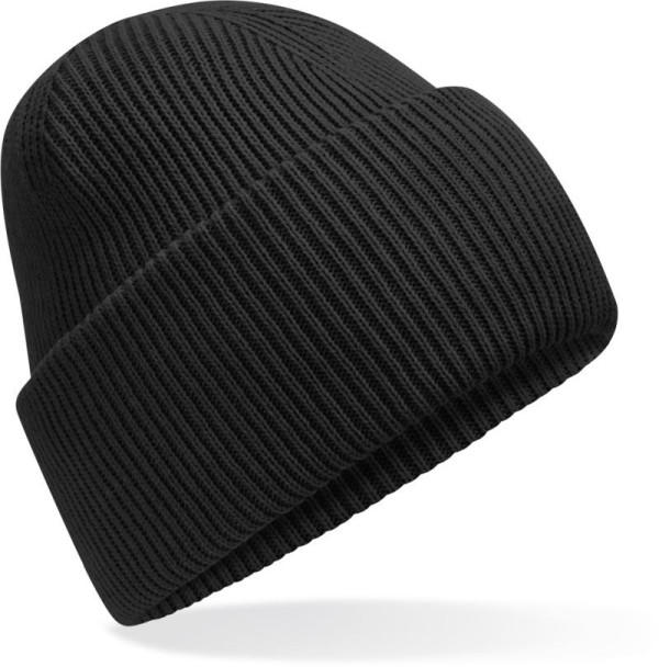 Strickmütze mit Bündchen „Recycled“