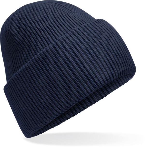 Strickmütze mit Bündchen „Recycled“