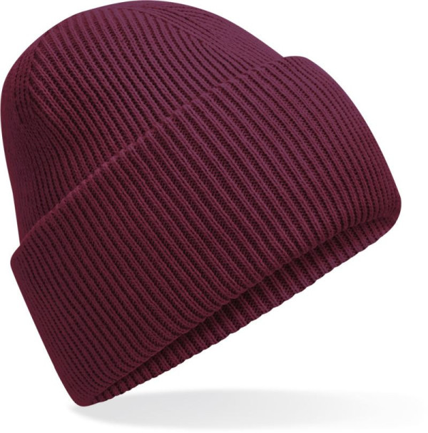 Strickmütze mit Bündchen „Recycled“