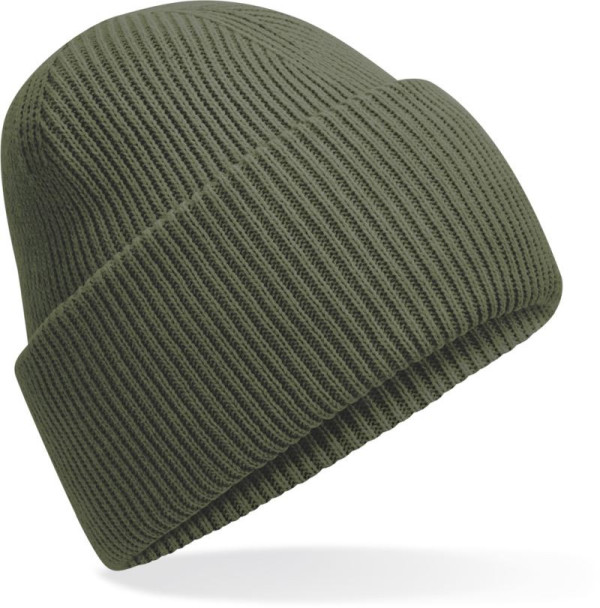 Strickmütze mit Bündchen „Recycled“