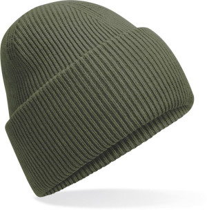 Strickmütze mit Bündchen „Recycled“ - Reklamnepredmety