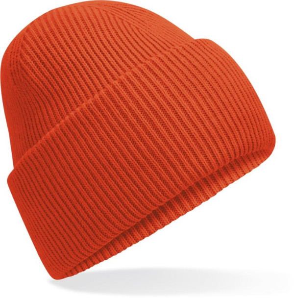 Strickmütze mit Bündchen „Recycled“