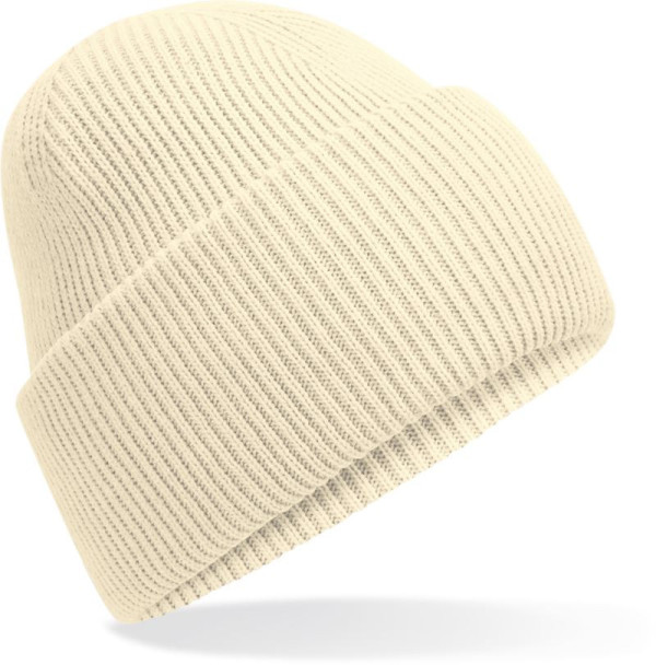 Strickmütze mit Bündchen „Recycled“