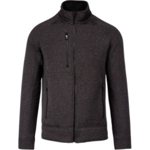 Herren Melange Strickfleece Jacke - Reklamnepredmety