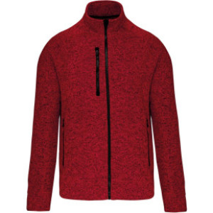 Herren Melange Strickfleece Jacke - Reklamnepredmety