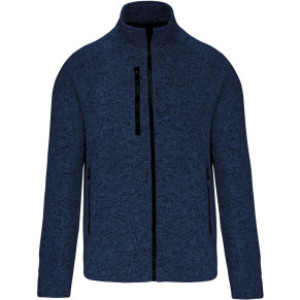 Herren Melange Strickfleece Jacke - Reklamnepredmety
