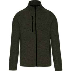 Herren Melange Strickfleece Jacke - Reklamnepredmety