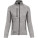 Damen Melange Strickfleece Jacke