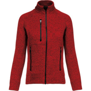Damen Melange Strickfleece Jacke - Reklamnepredmety