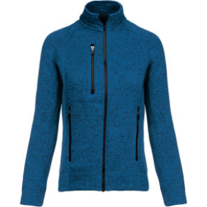 Damen Melange Strickfleece Jacke - Reklamnepredmety