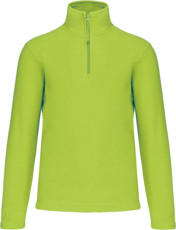Enzo Microfleece-Pullover mit 1/4-Reißverschluss