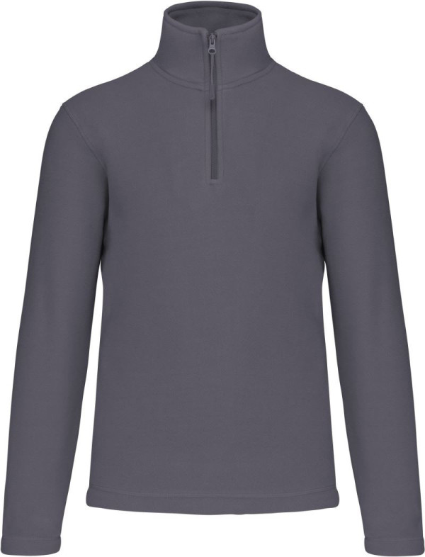 Enzo Microfleece-Pullover mit 1/4-Reißverschluss