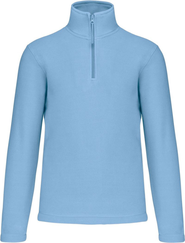 Enzo Microfleece-Pullover mit 1/4-Reißverschluss