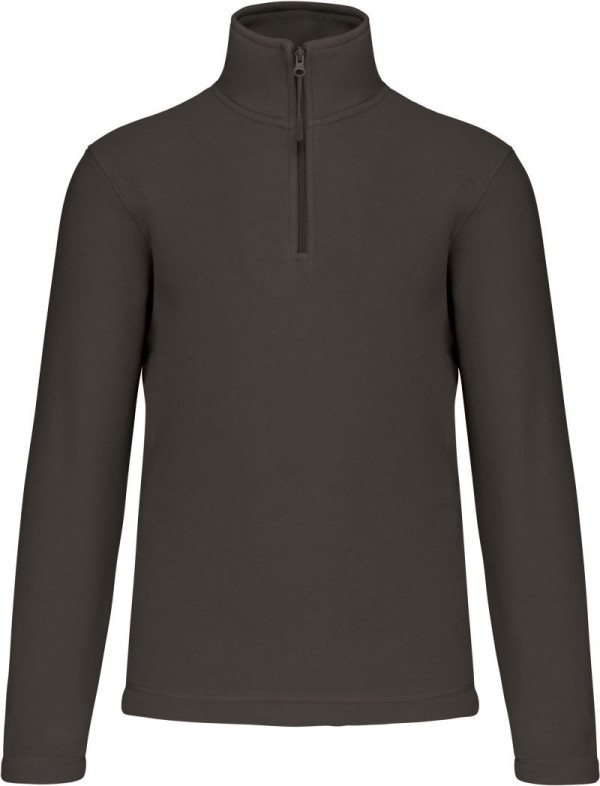 Enzo Microfleece-Pullover mit 1/4-Reißverschluss