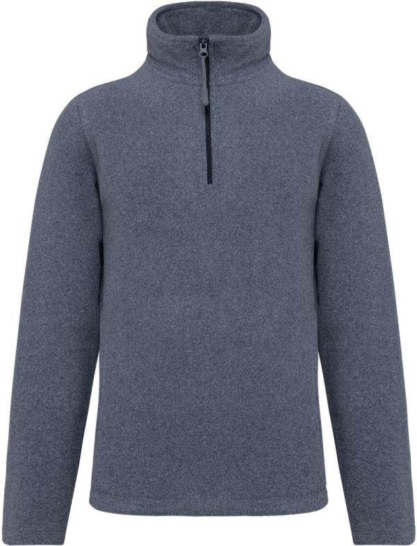 Enzo Microfleece-Pullover mit 1/4-Reißverschluss